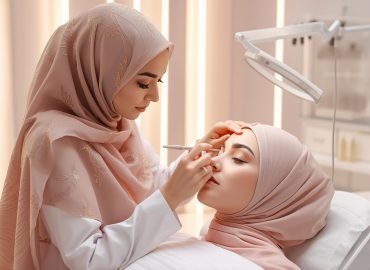 میکروبلیندینگ راه روشن پوستر بخش سالن زیبایی راه روشن